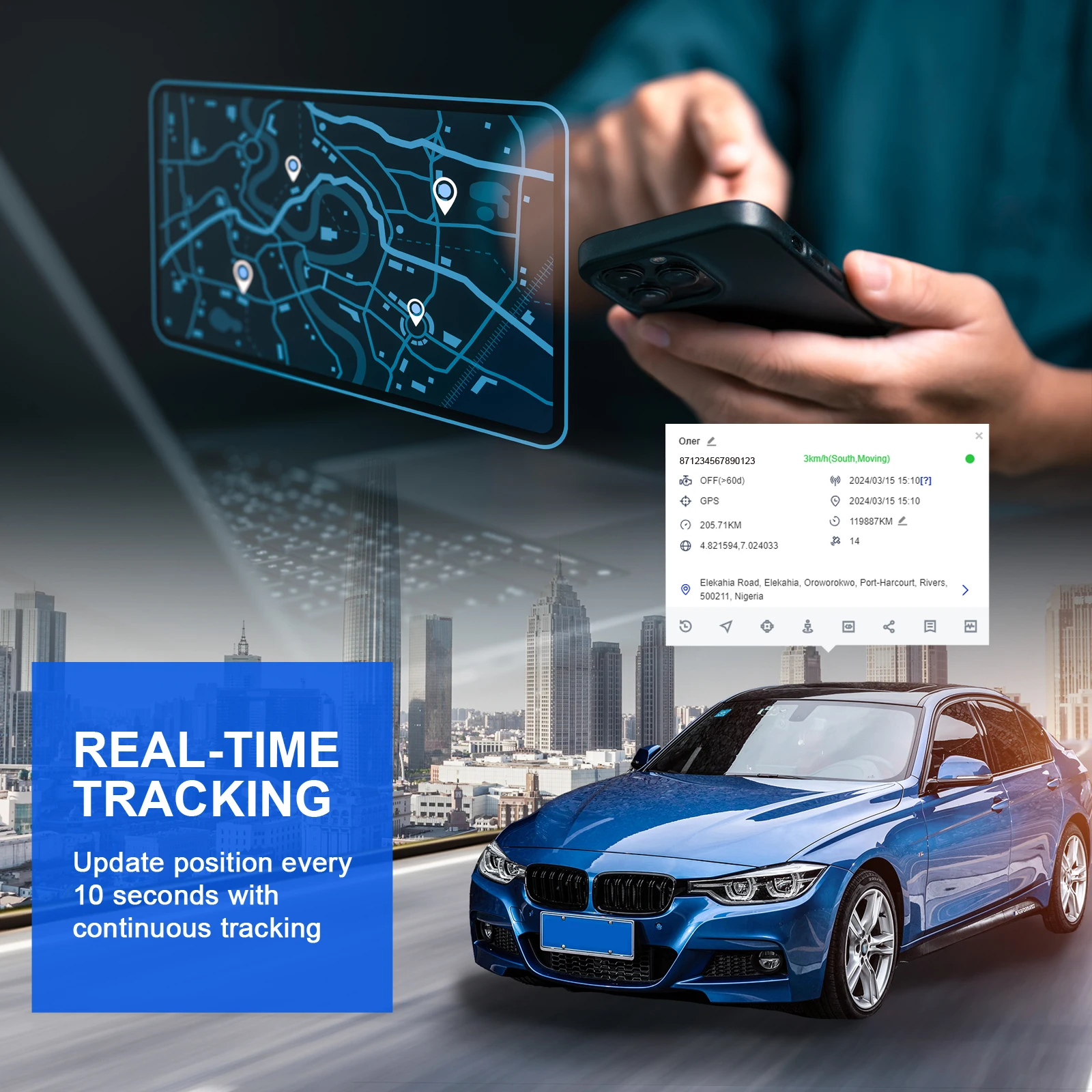 Car Tracking Device Portable Locator - Image 1