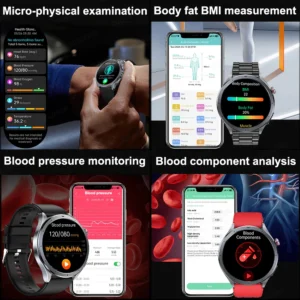 Wearable Health Monitor Smartwatch ECG - Thumbnail Image 2