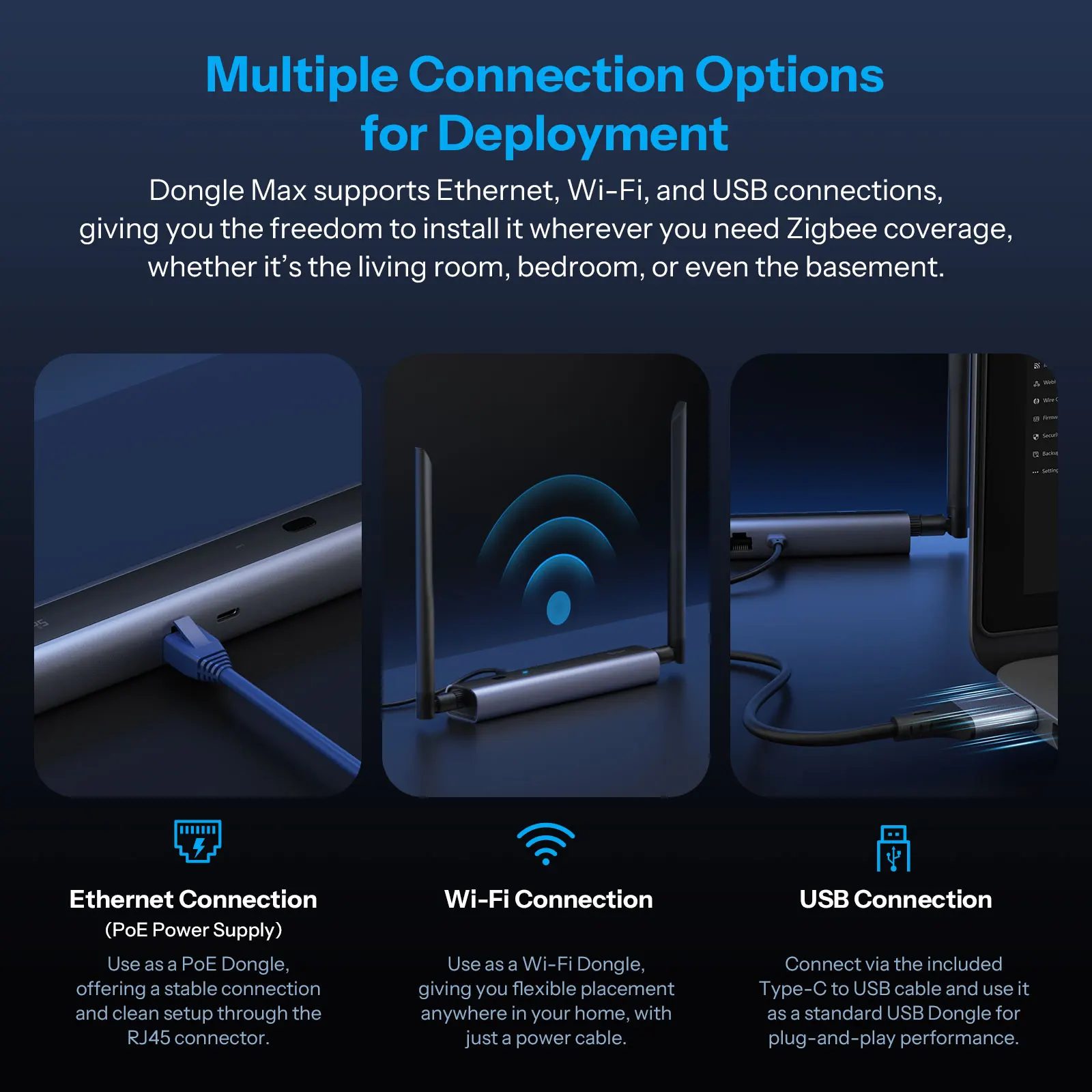 Ethernet Wi-Fi USB Zigbee Adapter - Image 4