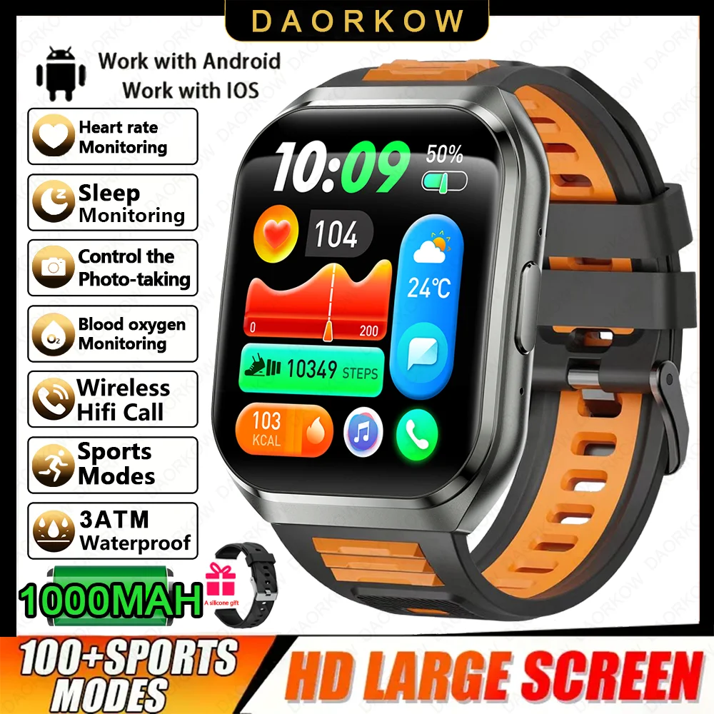 Waterproof Bluetooth Calling Smartwatch Men - Image 4