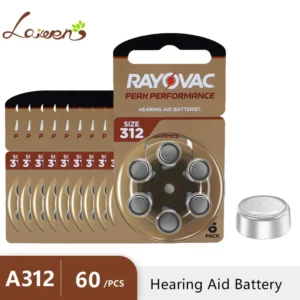 Hearing Aid Batteries 60 PCS