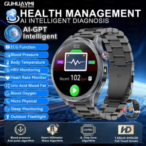 Wearable Health Monitor Smartwatch ECG - Thumbnail Image 3