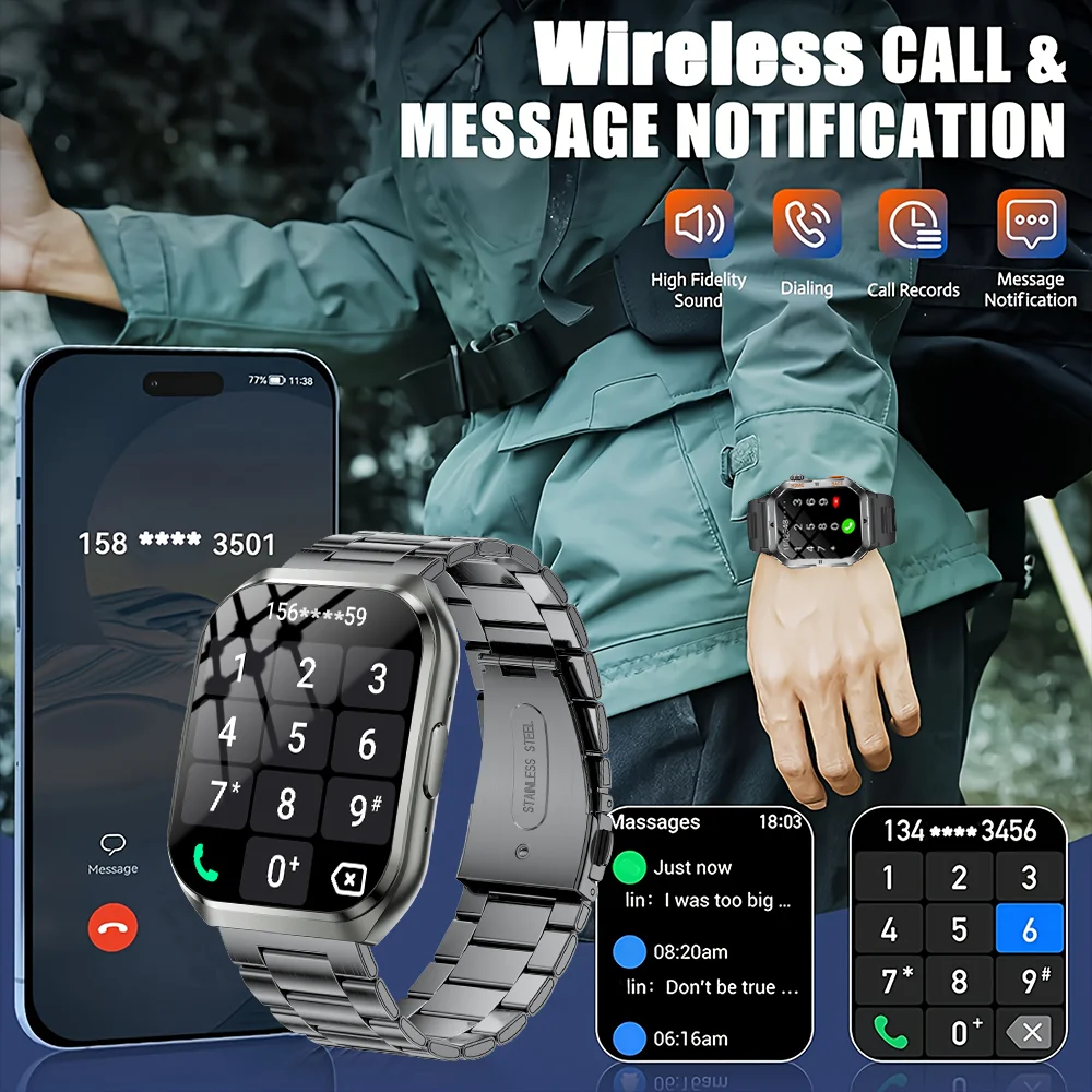 Waterproof Bluetooth Calling Smartwatch Men - Image 3