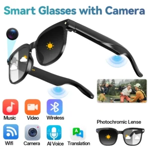 4K video recording glasses
