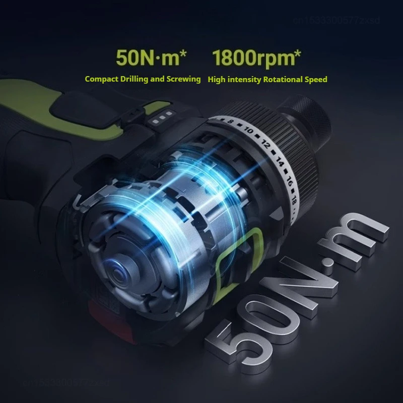 Cordless Driver Drill Brushless Electric Impact Screwdriver - Image 2