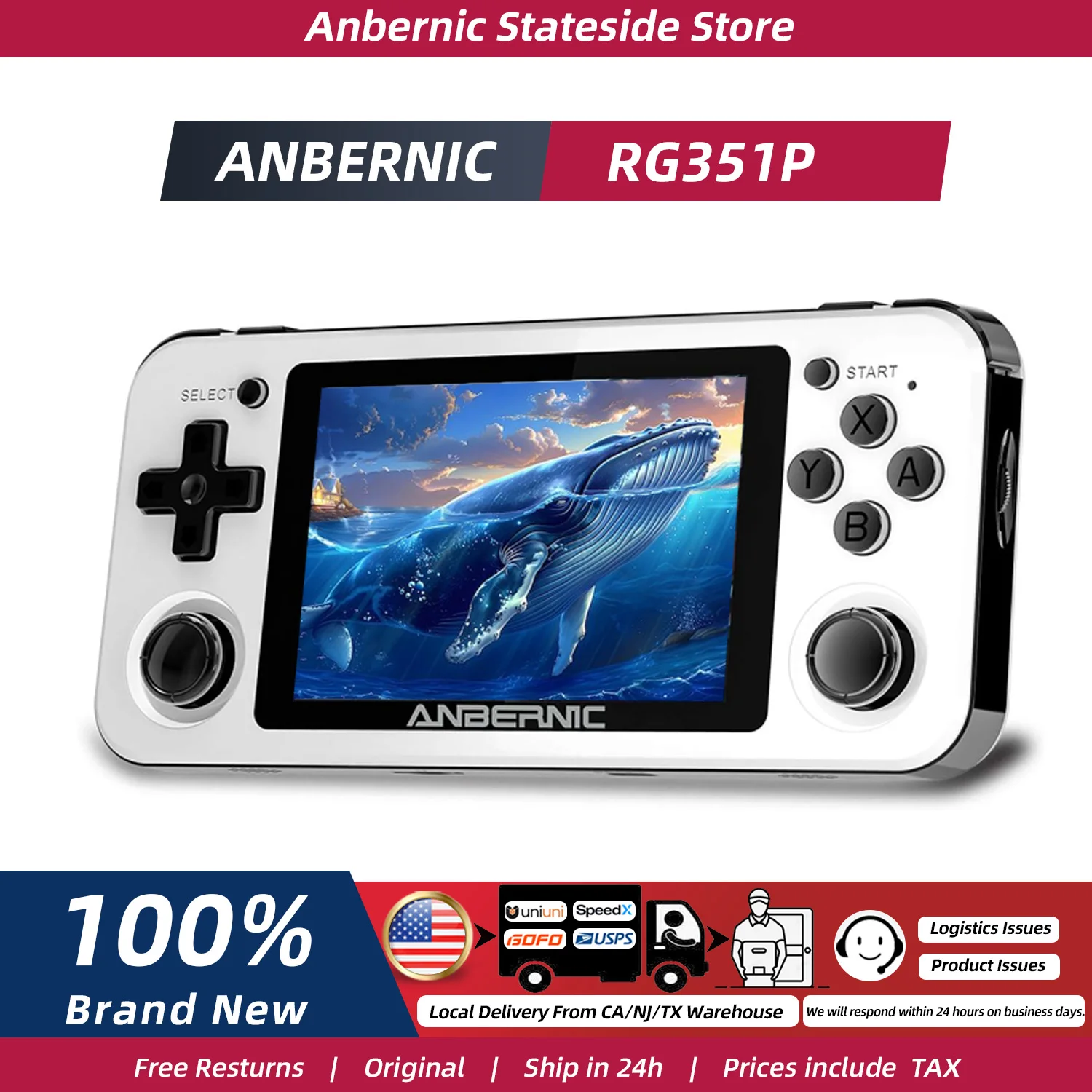 Handheld Retro Game Console 2500 Classic Games - Image 1