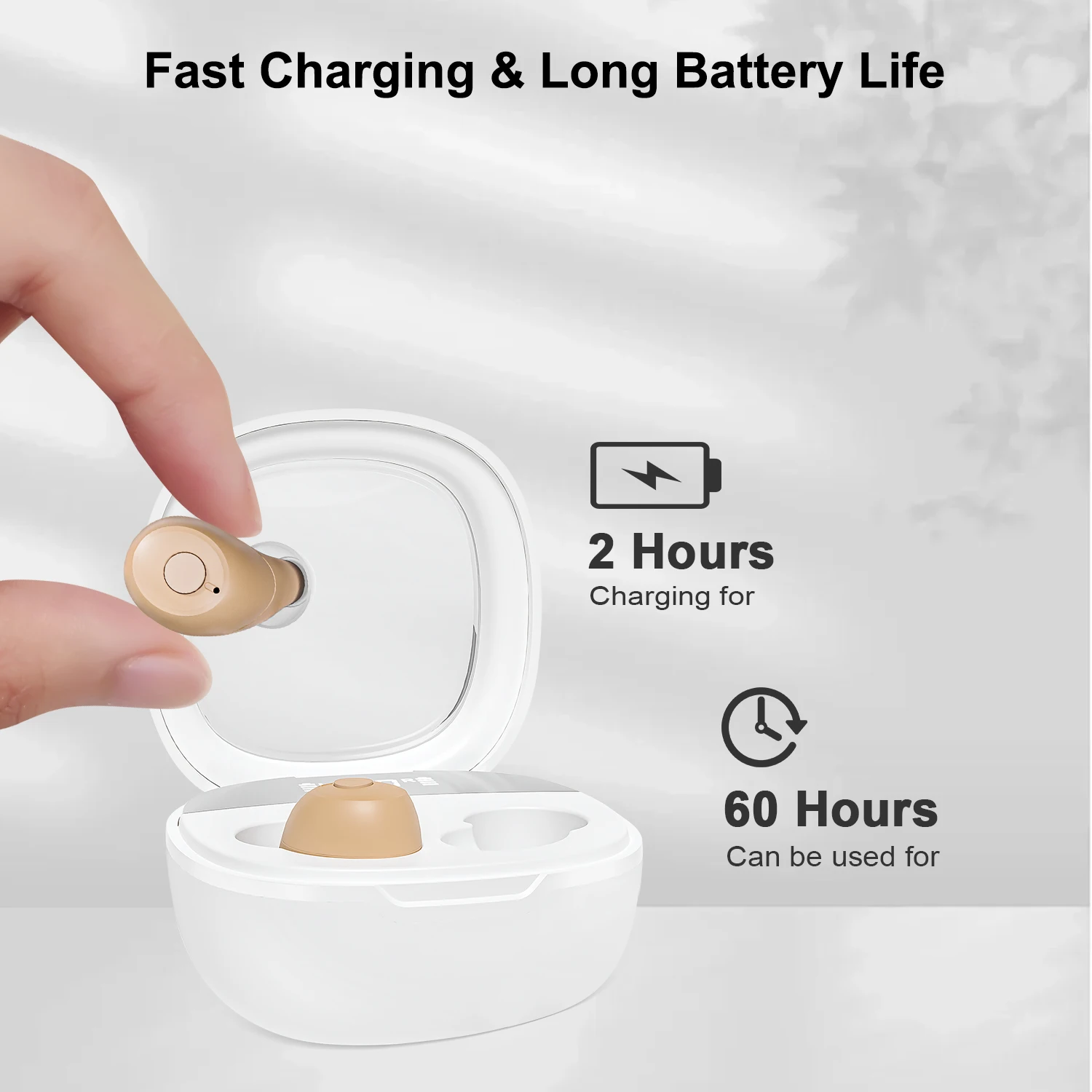 Rechargeable Noise Cancelling Hearing Aids - Image 2
