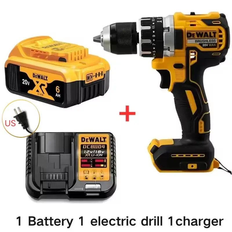 DeWalt Brushless Impact Electric Drill Multifunctional Cordless Screwdriver - Image 4