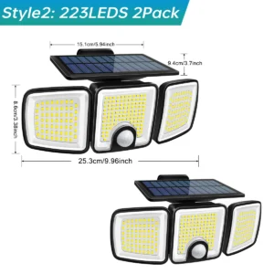 Super Bright Solar Motion Sensor Light - Thumbnail Image 5