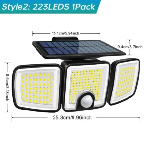 Super Bright Solar Motion Sensor Light - Thumbnail Image 4