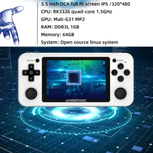 Handheld Retro Game Console 2500 Classic Games - Thumbnail Image 2